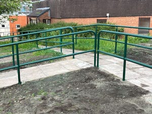 Pedestrian Handrail Bolton Hospital Hand Rail